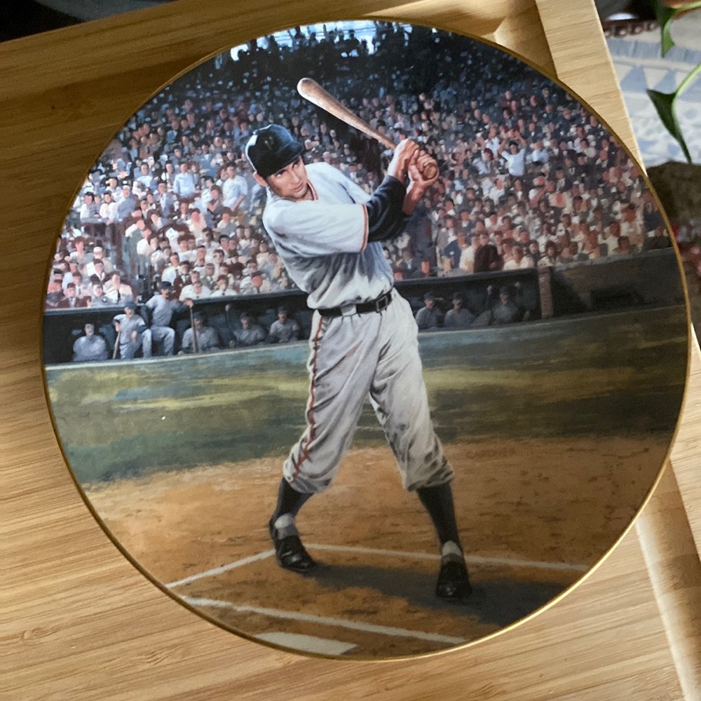 Vintage Baseball Plate